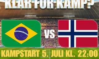 Brasil vs. Norge på storskjerm hos The Old Irish Pub
