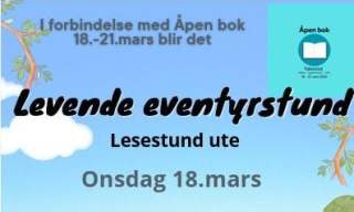 Levende eventyrstund på biblioteket - en del av Åpen bok 2026