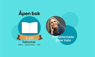 Åpen bok 2026 - Forfattermøte Ellen Vahr