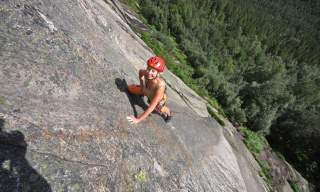 Climbing in Løefjell Setesdal