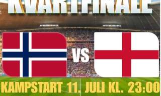 Norge vs. England på storskjerm hos The Old Irish Pub