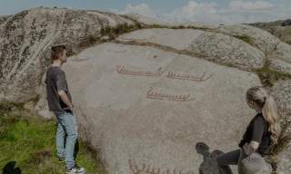 Felszeichnungen in Penne