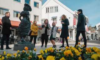 Vandring i Dikterbyen Grimstad