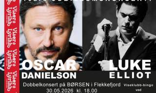 Jubileumskonsert med viser og lyrikk