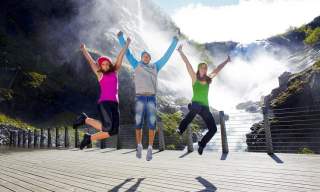 Kjosfossen waterfall