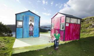 "Små hytter" at Hågåsen Hidra