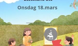 Levende eventyrstund på biblioteket - en del av Åpen bok 2026