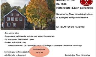 Historiekafè i Låven på Randvik
