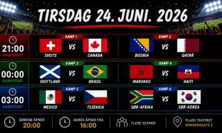 VM Tirsdag 24.Juni
