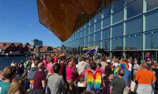 Pridefest på Kilden – etter paraden