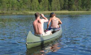 Padletur på Vortungen, Rømskog