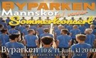 Sommerkonsert Byparken Mannskor