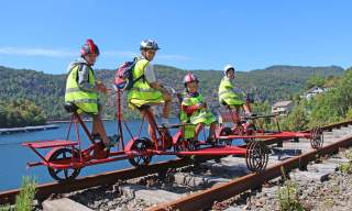 Skinnesykling på Flekkefjordbanen