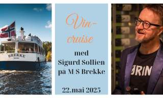 Vin-cruise med Sigurd Sollien på MS Brekke