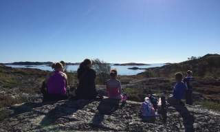 Bike ride to the island of Skjernøy