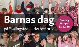 Barnas dag på Sjølingstad Uldvarefabrik