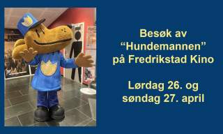 Besøk av "Hundemannen" på Fredrikstad Kino