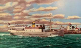 17. mai-kortesje med M/S Hvaler