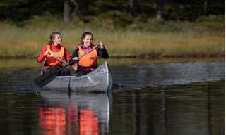 Padlerunde på Skinnerflo