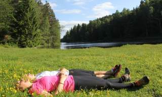 Lysløype på Birkenlund