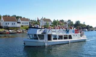 Charter- and ferry boats MS Nidelv, MF Merdø and MF Tromøy