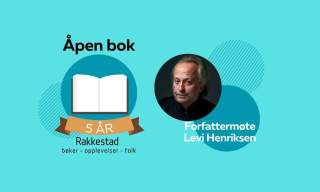 Åpen bok 2026 - Forfattermøte Levi Henriksen
