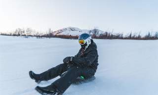 Rodeln in den Skipisten