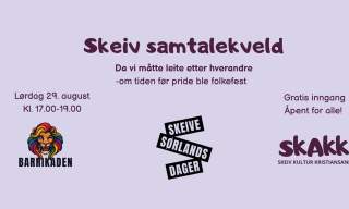 Skeiv Samtalekveld - Da vi måtte leite etter hverandre