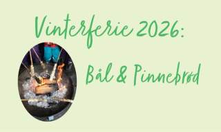 Vinterferie for barn og familie: Bål og pinnebrød