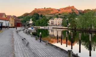 Elvelangs - Bryggepromenaden i Halden