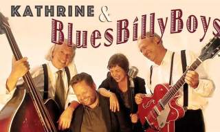 Kathrine og BluesBillyBoys på Piren Kulturrom
