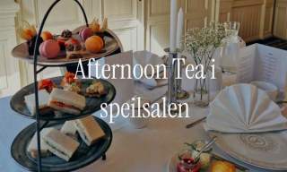 Afternoon tea i speilsalen på Clarion Hotel Ernst