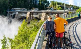 Sykkeltur: Rundtur til de tre kraftverkene rundt Askim