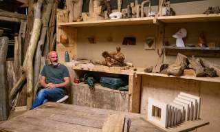 Kunstnermøte i Farsund med Jon Aslak Fintland