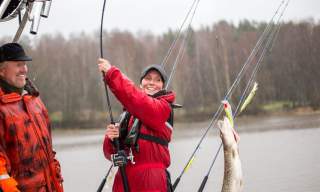 Pike fishing in the Halden Canal