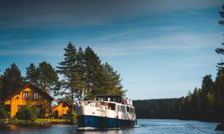 Båttur med MS Brekke, rundtur Brekke-Aspern t/r