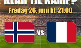Norge vs. Frankrike  på storskjerm