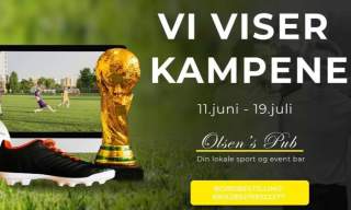 VM-fotball på Olsen´s pub