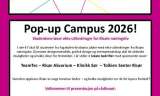 Pop-up Campus - BeyondRisør