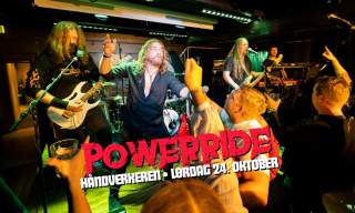 Konsert: 70/80-talls hardrock & metal med PowerRide på Håndverkeren