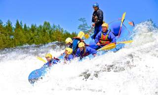 White water rafting i Evje