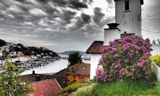 Branntårnet utsiktspunkt i Risør