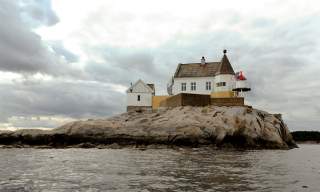 Übernachtung im Saltholmen Leuchtturm