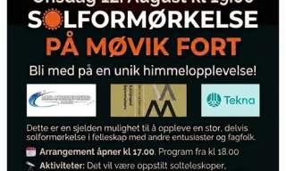 Solformørkelse på Møvik fort