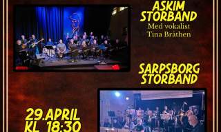 Storbandkonsert med Askim Storband og Sarpsborg storband