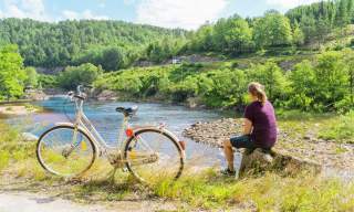 På sykkel langs Mandalselva