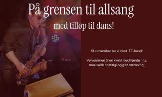 På grensen til allsang - med tilløp til dans!