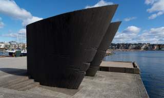 Art trail along the beach promenade