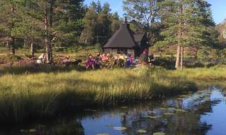 Dagsturhytta Skopteland i Lyngdal