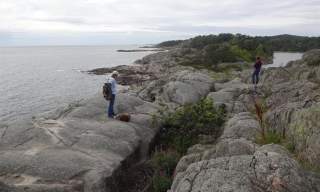 Ut på tur i Grimstad